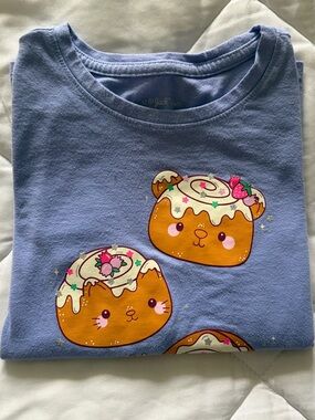 Cat & Jack Long Sleeve Girls' Pastry Graphic Tee